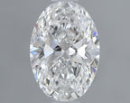 Diamante Naturale Taglio Ovale 0.75ct VG/EX E VS1 - GIA - 7.39x5.15x3.12mm