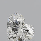 Diamante Naturale Taglio Cuore 0.6ct VG/EX G VS1 - GIA - 5.07x5.88x3.52mm