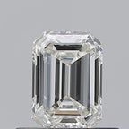 Diamante Naturale Taglio Smeraldo 0.54ct VG/EX J VVS1 - GIA - 5.57x3.97x2.57mm