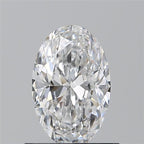 Diamante Naturale Taglio Ovale 0.72ct EX/EX D VVS1 - GIA - 7.63x4.92x2.88mm