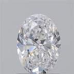 Diamante Naturale Taglio Ovale 0.9ct VG/EX D VVS1 - GIA - 7.48x5.32x3.36mm