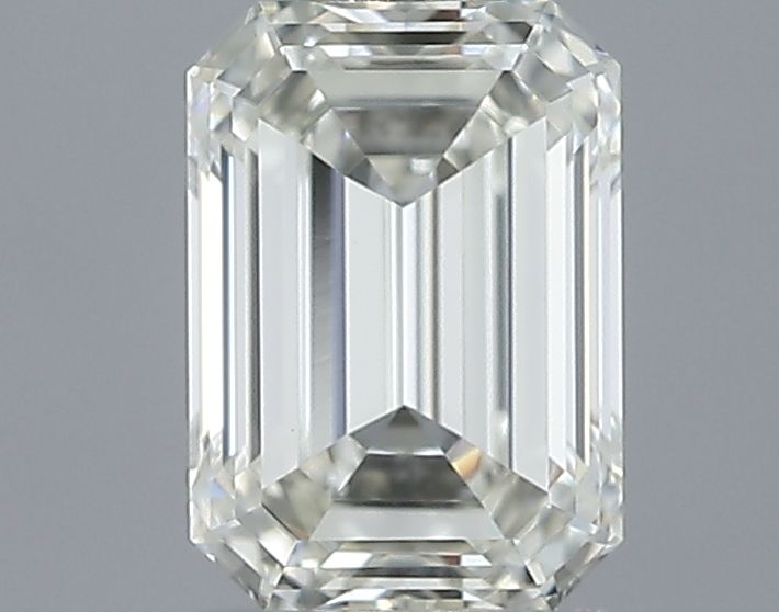 Diamante Naturale Taglio Smeraldo 0.5ct EX/EX J VVS2 - IGI - 5.44x3.83x2.38mm