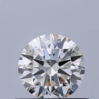 Diamante Naturale Taglio Brillante 0.5ct EX/EX/VG F VS1 - GIA - 5.11x5.14x3.1mm