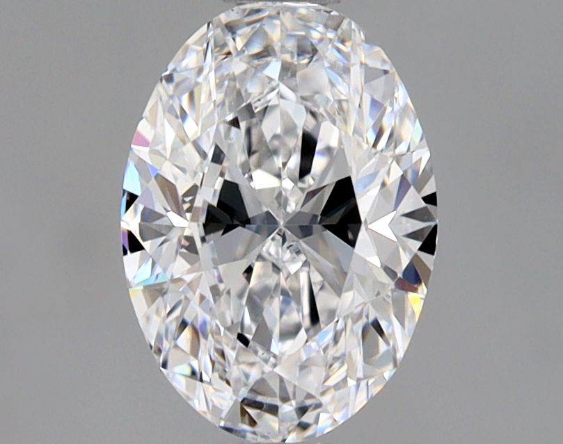 Diamante Naturale Taglio Ovale 0.9ct VG/EX D VS2 - GIA - 7.62x5.39x3.36mm
