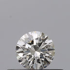 Diamante Naturale Taglio Brillante 0.25ct 3EX H VVS1 - GIA - 4.05x4.08x2.48mm