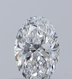 Diamante Naturale Taglio Ovale 0.44ct EX/EX D VVS1 - GIA - 6.26x4.15x2.66mm