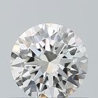 Diamante Naturale Taglio Brillante 0.6ct 3EX G VVS1 - IGI - 5.4x5.45x3.3mm