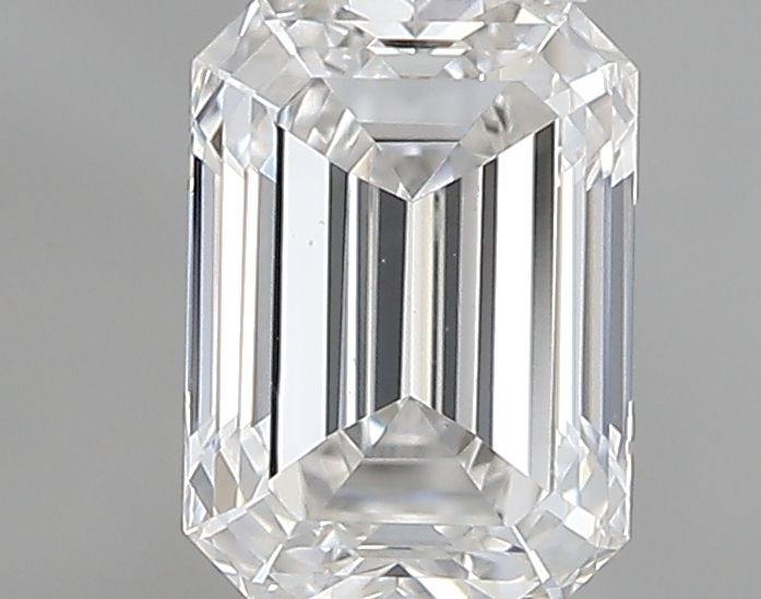 Diamante Naturale Taglio Smeraldo 0.51ct VG/EX F VS1 - IGI - 5.08x3.69x2.61mm