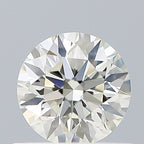 Diamante Naturale Taglio Brillante 0.5ct 3EX H VVS1 - IGI - 5.05x5.08x3.18mm
