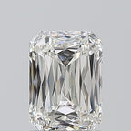 Diamante Naturale Taglio Radiant 1ct VG/VG H VS1 - GIA - 6.56x4.74x3.18mm