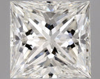 Diamante Naturale Taglio Princess 0.46ct VG/EX H VVS1 - GIA - 4.45x4.23x3.03mm