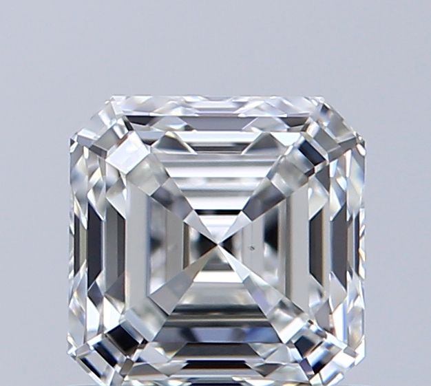 Diamante Taglio Smeraldo Quadrato 0.7ct VG/EX G VS2 - GIA - 4.84x4.73x3.26mm