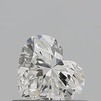 Diamante Naturale Taglio Cuore 0.5ct VG/VG G VVS2 - GIA - 4.93x5.71x3.15mm