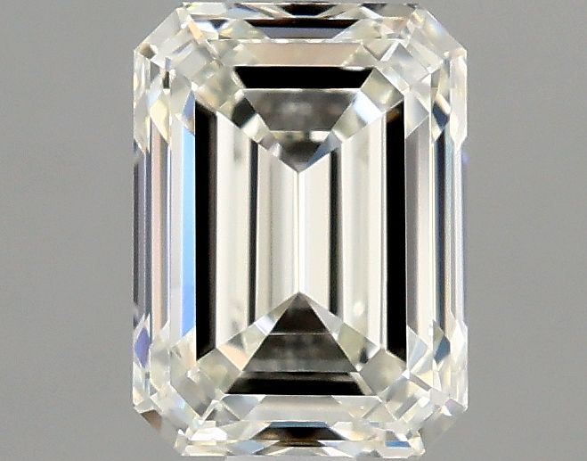 Diamante Naturale Taglio Smeraldo 0.7ct EX/VG J IF - GIA - 5.68x4.18x2.91mm