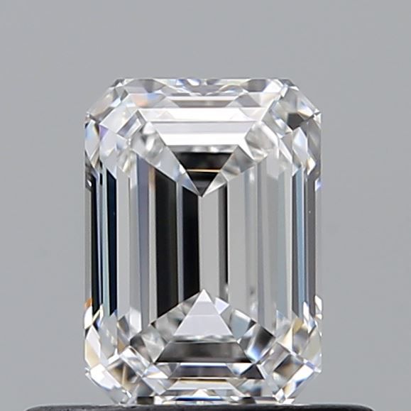 Diamante Naturale Taglio Smeraldo 0.6ct VG/EX E VVS1 - GIA - 5.52x3.94x2.72mm