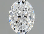 Diamante Naturale Taglio Ovale 0.5ct VG/G D VS2 - GIA - 5.99x4.4x2.82mm