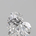 Diamante Naturale Taglio Cuore 0.51ct EX/VG F VVS1 - GIA - 4.81x5.56x3.31mm
