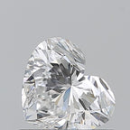 Diamante Naturale Taglio Cuore 0.6ct EX/VG E VVS1 - GIA - 5.0x5.88x3.51mm