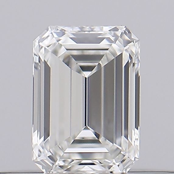 Diamante Naturale Taglio Smeraldo 0.19ct G/G H VVS1 - GIA - 3.93x2.79x1.8mm
