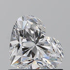 Diamante Naturale Taglio Cuore 0.82ct VG/EX D VVS2 - GIA - 5.57x6.62x3.97mm