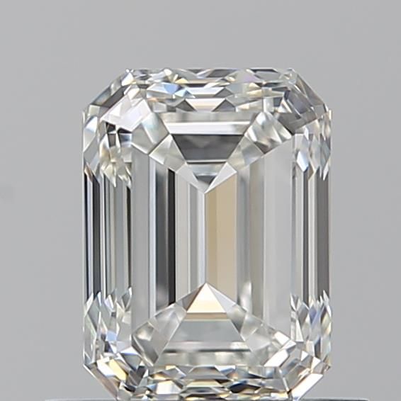 Diamante Naturale Taglio Smeraldo 0.91ct VG/EX I VVS2 - GIA - 6.15x4.52x3.19mm