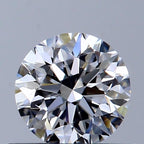 Diamante Naturale Taglio Brillante 0.4ct VG/VG/EX D VVS2 - GIA - 4.6x4.64x2.98mm