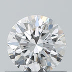 Diamante Naturale Taglio Brillante 0.61ct 3EX D VVS1 - GIA - 5.46x5.41x3.38mm