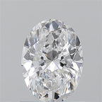 Diamante Naturale Taglio Ovale 1.01ct EX/EX D VVS1 - GIA - 7.58x5.52x3.63mm