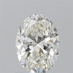 Diamante Naturale Taglio Ovale 1.2ct EX/EX J VVS2 - GIA - 8.13x5.87x3.82mm