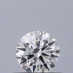 Diamante Naturale Taglio Brillante 0.35ct 3EX D IF - IGI - 4.51x4.54x2.76mm