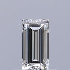Diamante Naturale Taglio Baguette 0.41ct EX/EX E VVS2 - GIA - 6.08x3.11x2.13mm