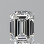 Diamante Naturale Taglio Smeraldo 0.53ct EX/EX F FL - GIA - 5.53x3.94x2.6mm