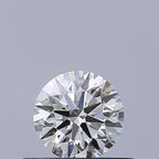 Diamante Naturale Taglio Brillante 0.4ct 3EX E VVS2 - IGI - 4.71x4.74x2.92mm