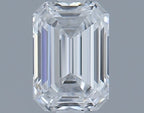 Diamante Naturale Taglio Smeraldo 0.45ct VG/EX D VVS1 - GIA - 5.17x3.58x2.43mm