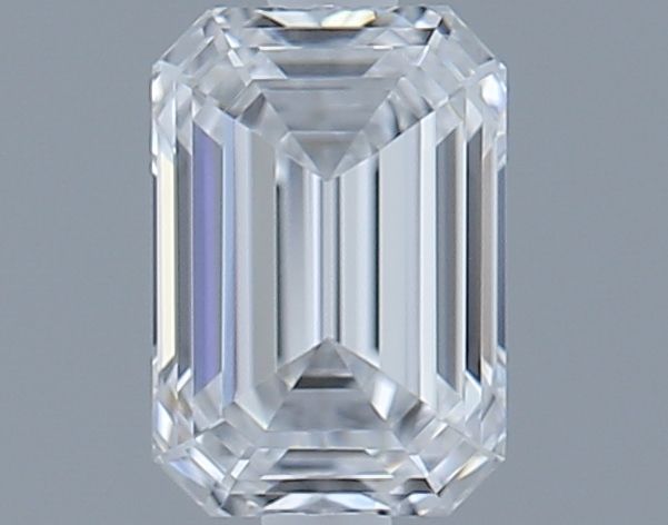 Diamante Naturale Taglio Smeraldo 0.45ct VG/EX D VVS1 - GIA - 5.17x3.58x2.43mm