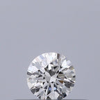 Diamante Naturale Taglio Brillante 0.19ct 3EX F VS1 - GIA - 3.72x3.73x2.32mm