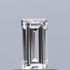 Diamante Naturale Taglio Baguette 0.38ct EX/EX F VVS2 - GIA - 5.88x2.94x2.11mm