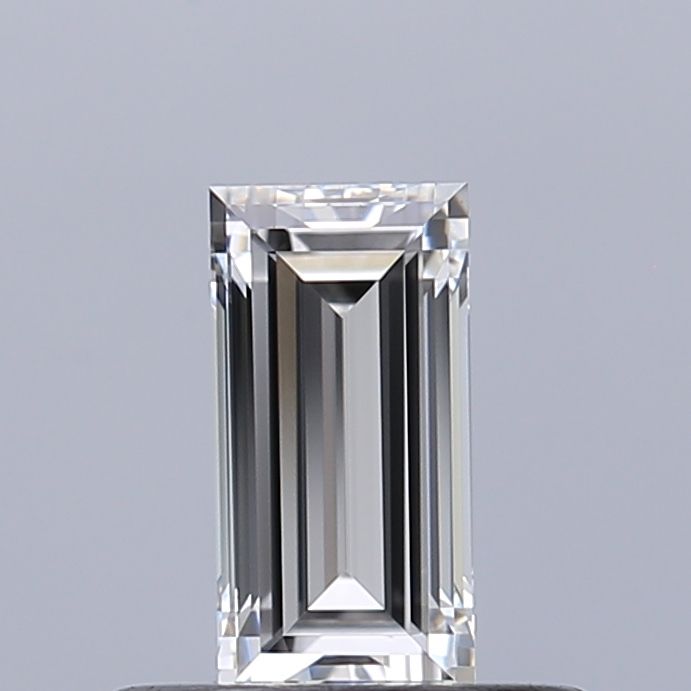 Diamante Naturale Taglio Baguette 0.38ct EX/EX F VVS2 - GIA - 5.88x2.94x2.11mm
