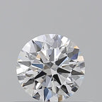 Diamante Naturale Taglio Brillante 0.43ct 3EX E IF - GIA - 4.92x4.89x2.96mm