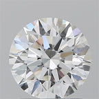 Diamante Naturale Taglio Brillante 1.56ct 3EX I IF - GIA - 7.4x7.37x4.6mm