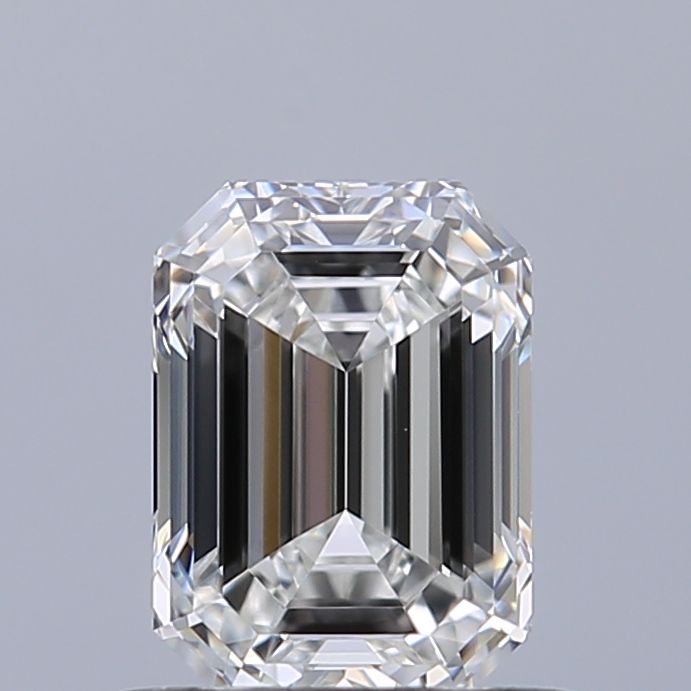 Diamante Naturale Taglio Smeraldo 0.7ct VG/EX F IF - GIA - 5.89x4.27x2.87mm