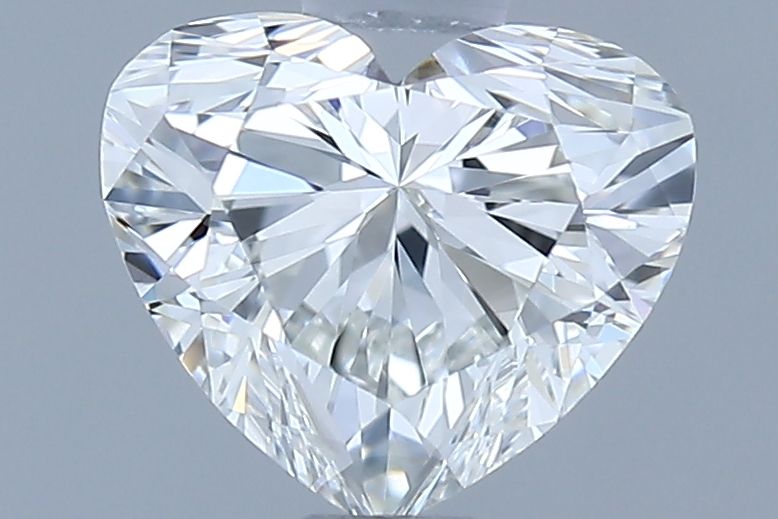 Diamante Naturale Taglio Cuore 0.73ct EX/EX F IF - IGI - 5.35x6.21x3.72mm