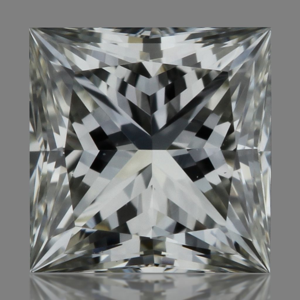 Diamante Naturale Taglio Princess 0.32ct VG/EX J VVS2 - GIA - 3.87x3.81x2.71mm