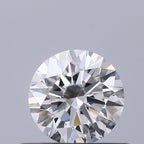 Diamante Naturale Taglio Brillante 0.5ct 3EX E IF - IGI - 5.05x5.09x3.12mm