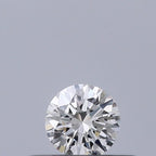 Diamante Taglio Brillante 0.18ct EX/EX/VG F VS2 - GIA - 3.65x3.68x2.23mm