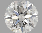 Diamante Naturale Taglio Brillante 0.5ct VG/VG/EX I VVS1 - GIA - 5.0x4.95x3.18mm