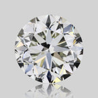 Diamante Naturale Taglio Brillante 1.5ct G/VG/EX I VVS2 - IGI - 6.92x6.97x4.63mm
