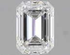 Diamante Naturale Taglio Smeraldo 1.5ct EX/EX E VVS2 - GIA - 7.5x5.36x3.74mm