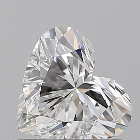 Diamante Naturale Taglio Cuore 0.8ct EX/VG H IF - GIA - 5.75x6.55x3.91mm