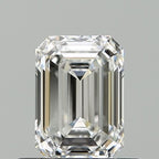 Diamante Naturale Taglio Smeraldo 0.61ct VG/EX D IF - GIA - 5.68x4.03x2.66mm